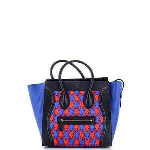 Celine Rare Luggage Bag Print Mini